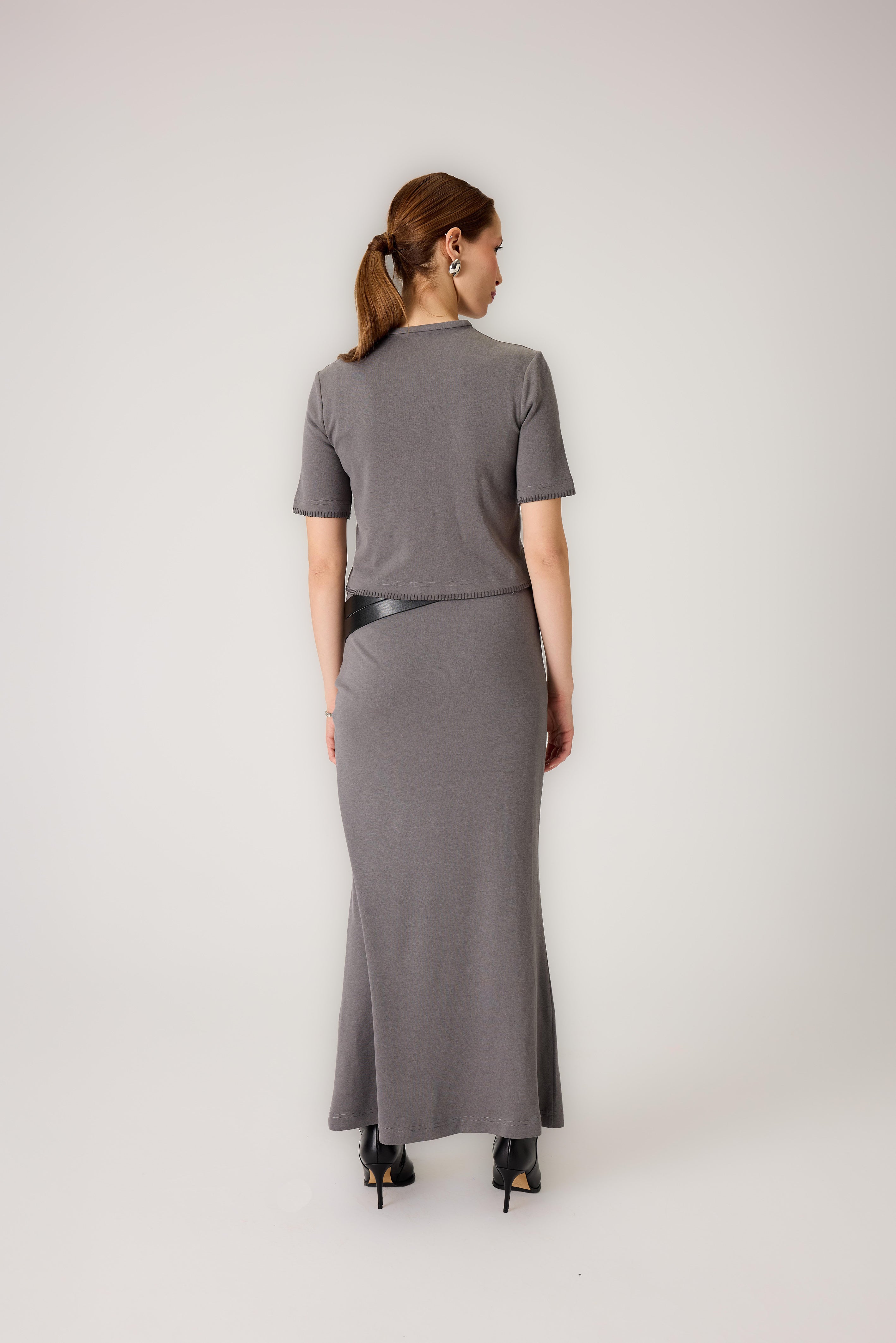 Megan Kısa Kollu Bluz