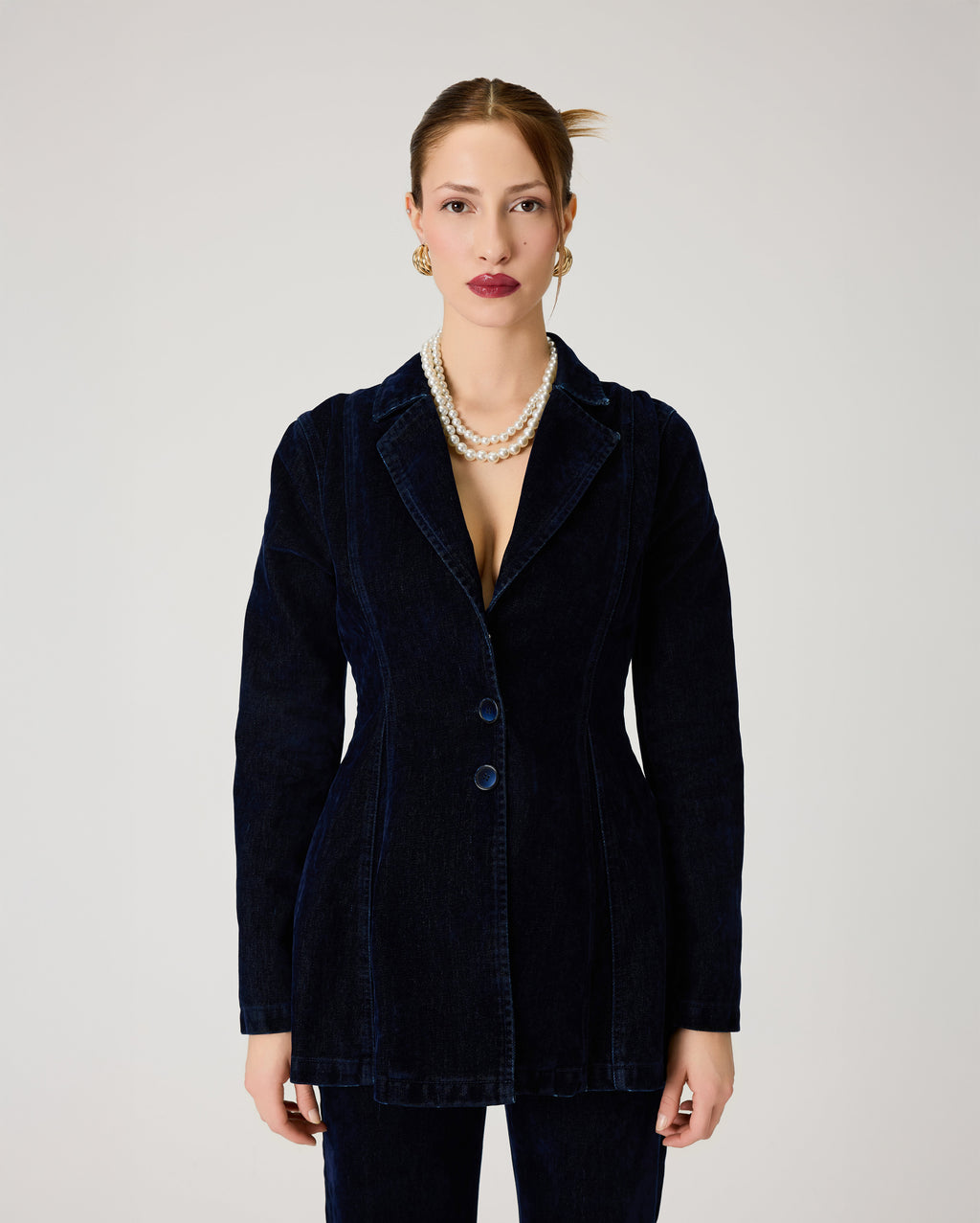 Julia Denim Blazer Ceket