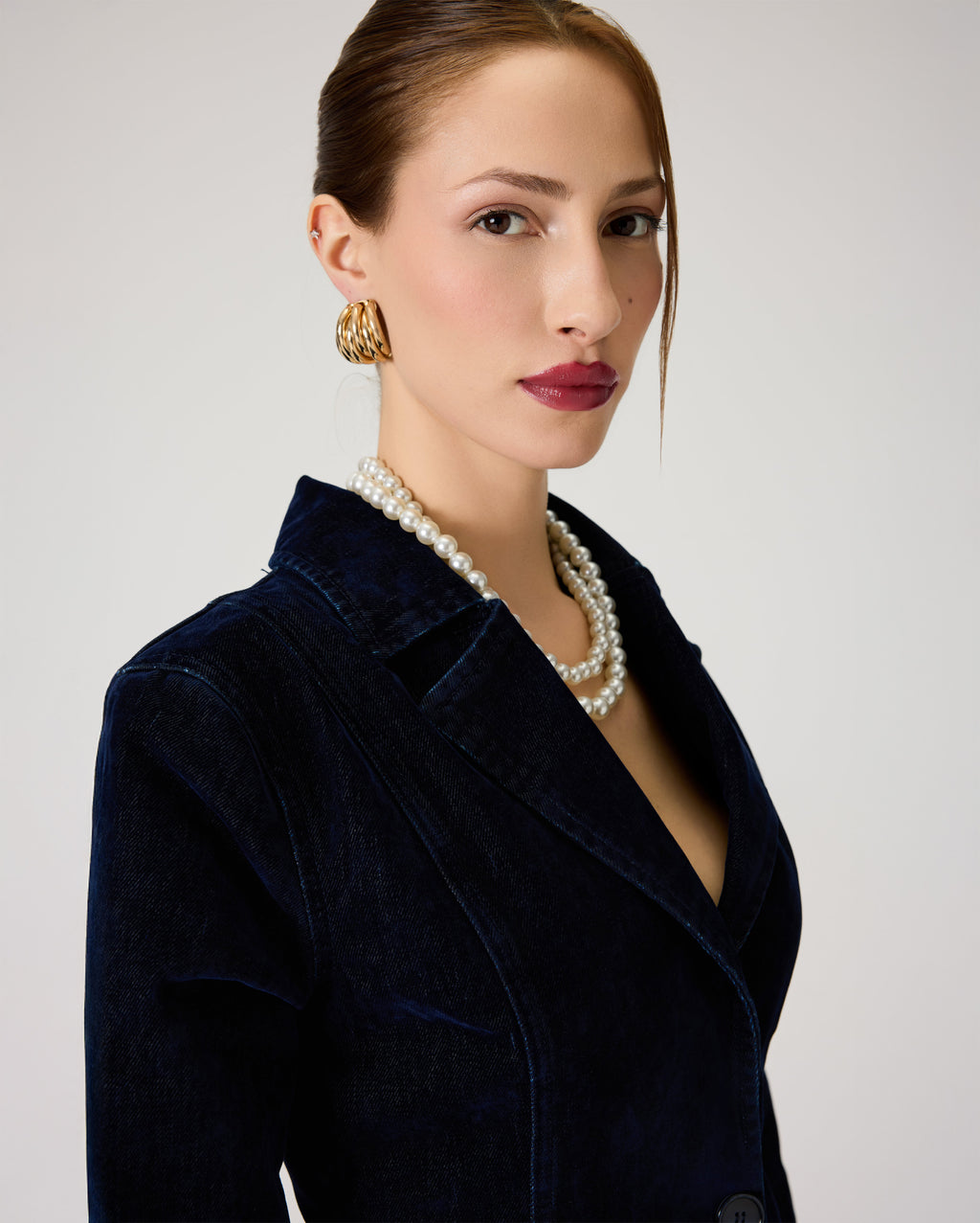 Julia Denim Blazer Ceket