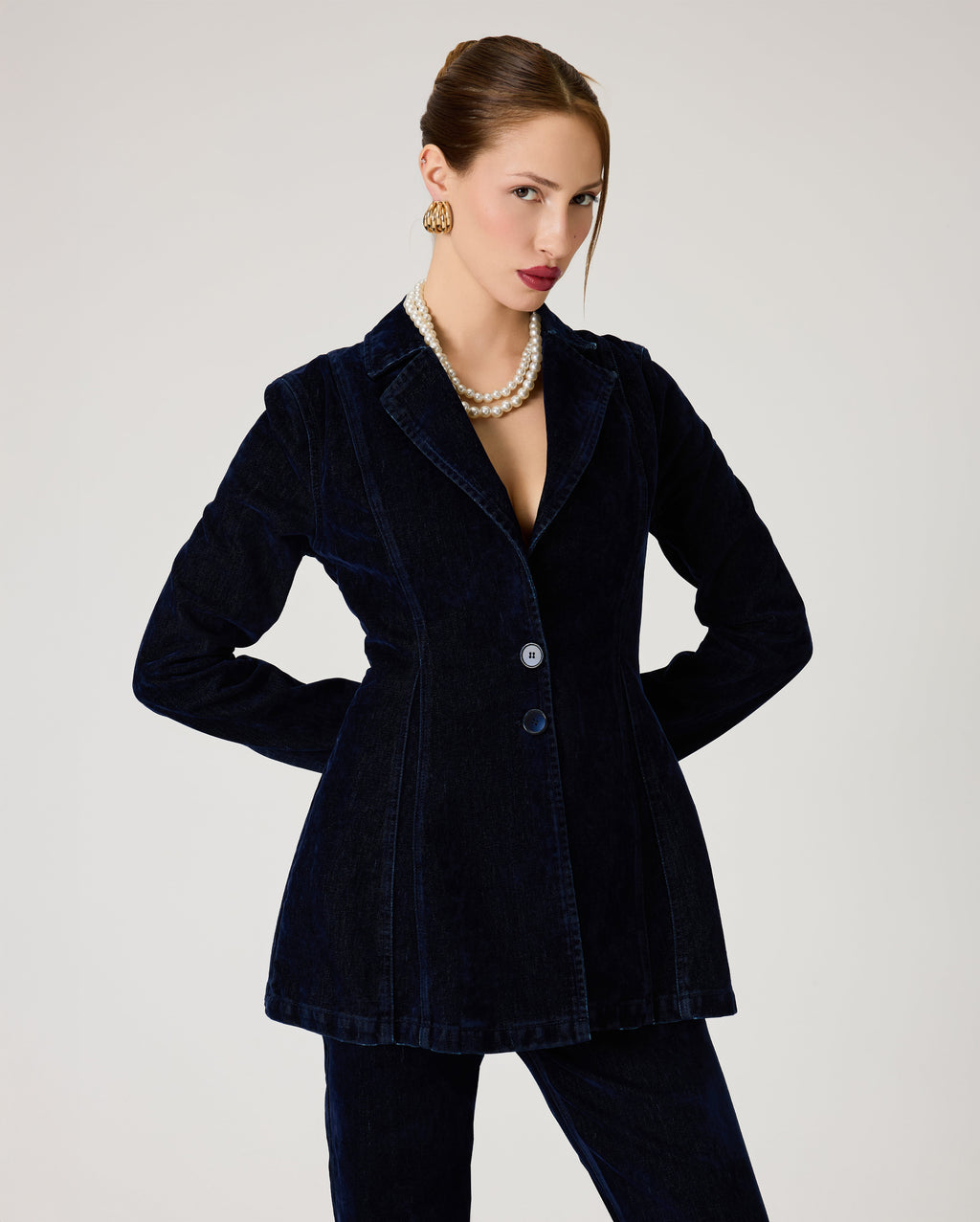 Julia Denim Blazer Ceket