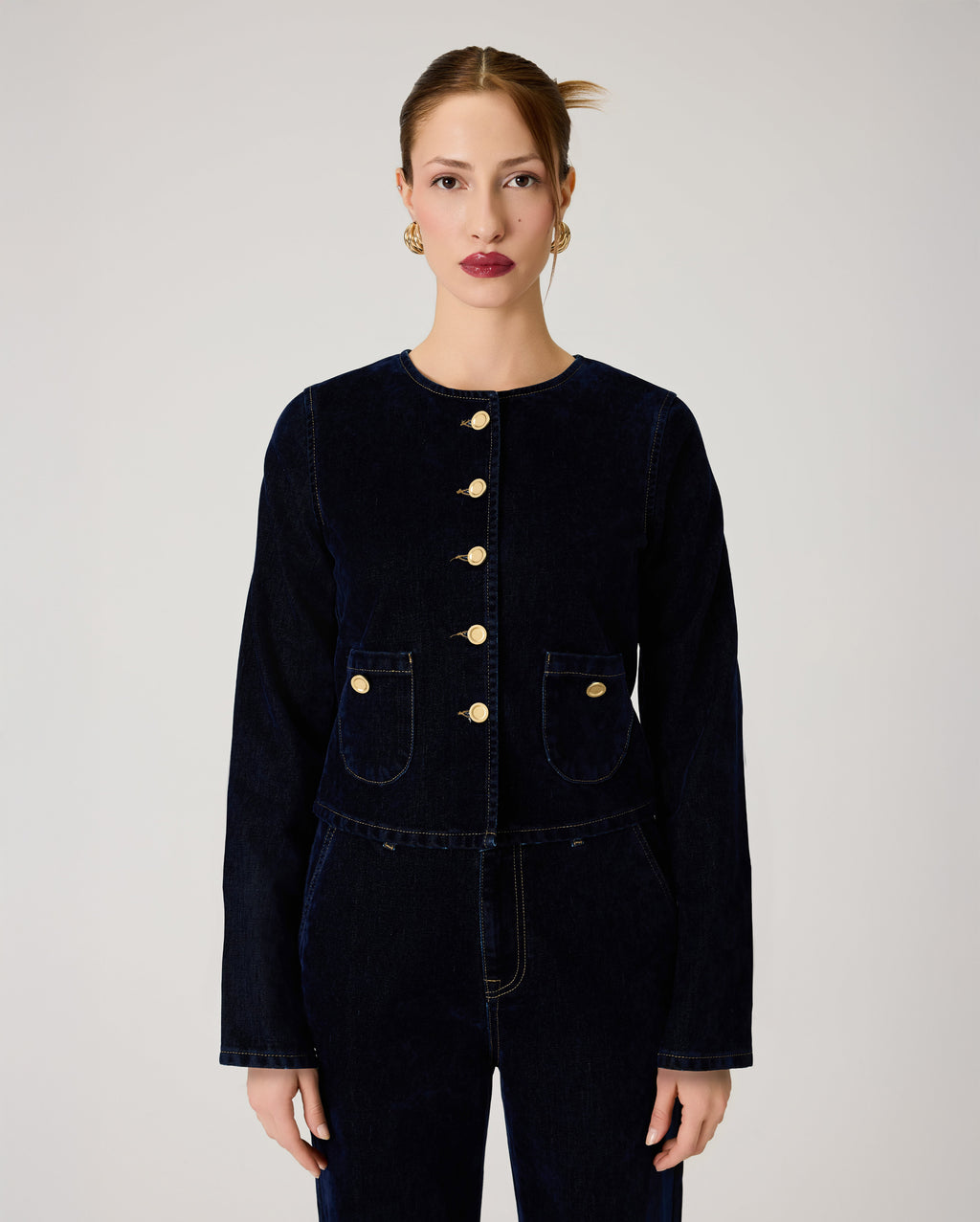 Julia Denim Casual Ceket