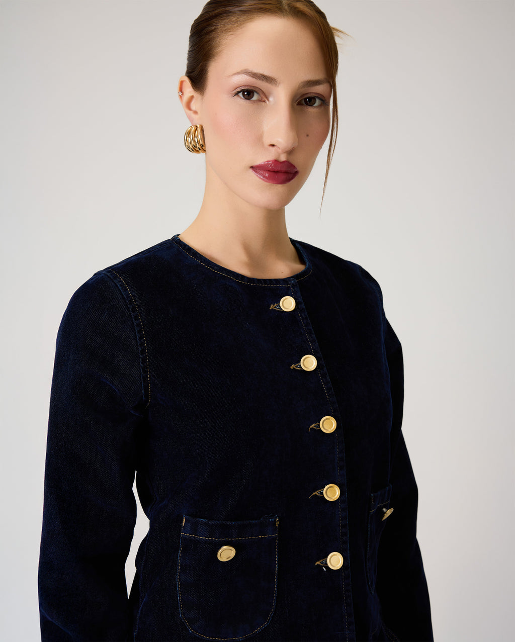 Julia Denim Casual Ceket