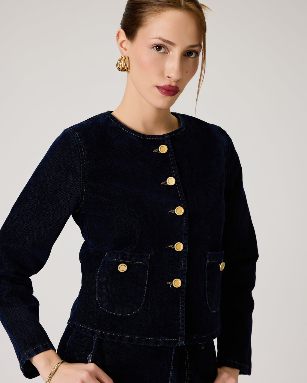 Julia Denim Casual Ceket