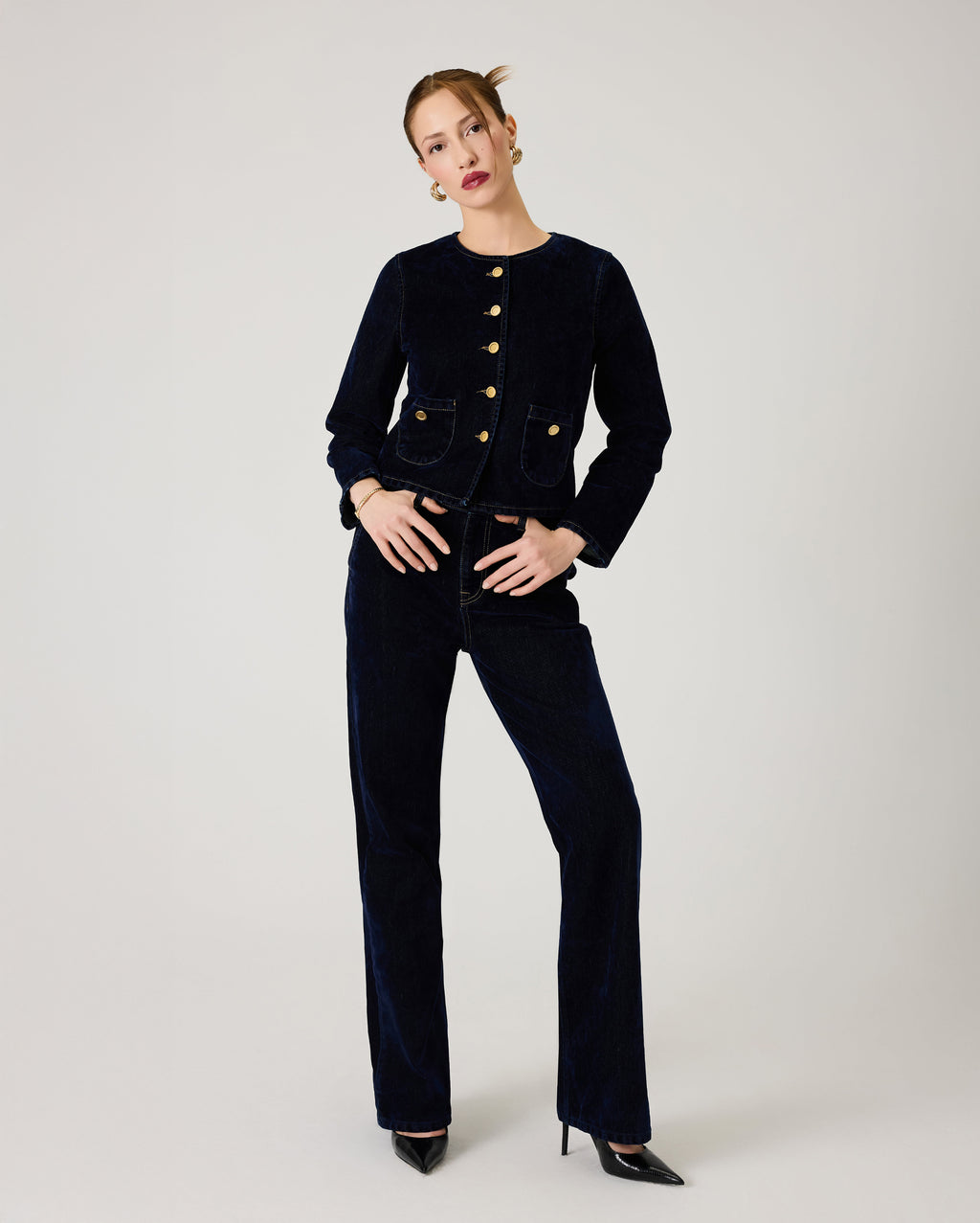 Julia Kadife Denim Pantolon