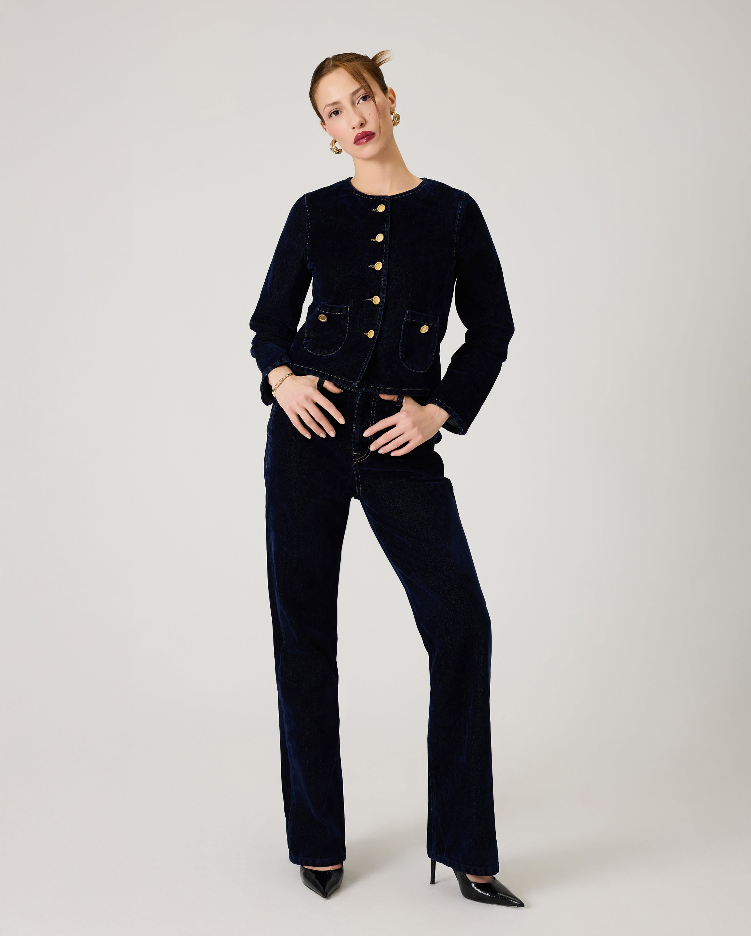 Julia Denim Casual Ceket