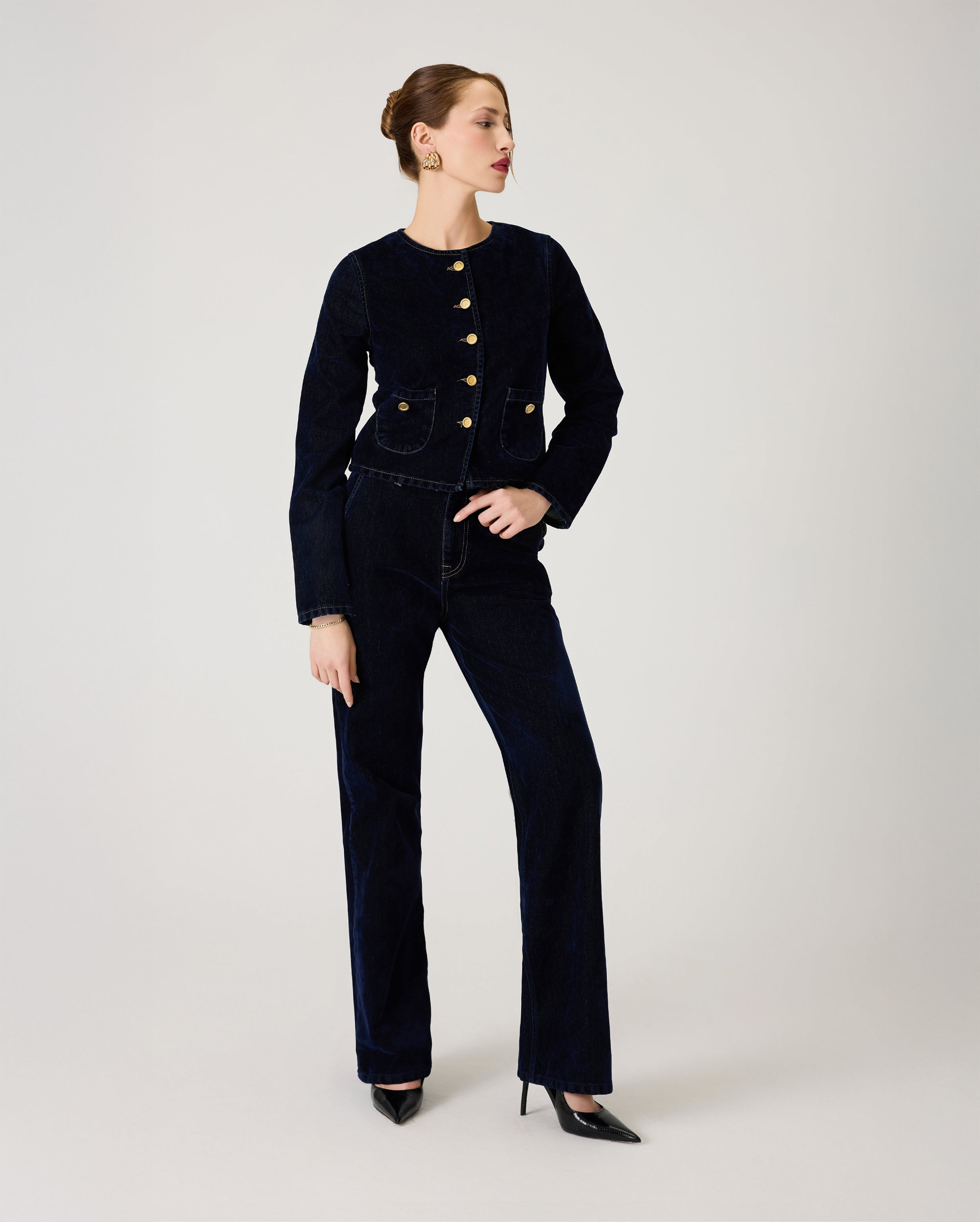 Julia Denim Casual Ceket