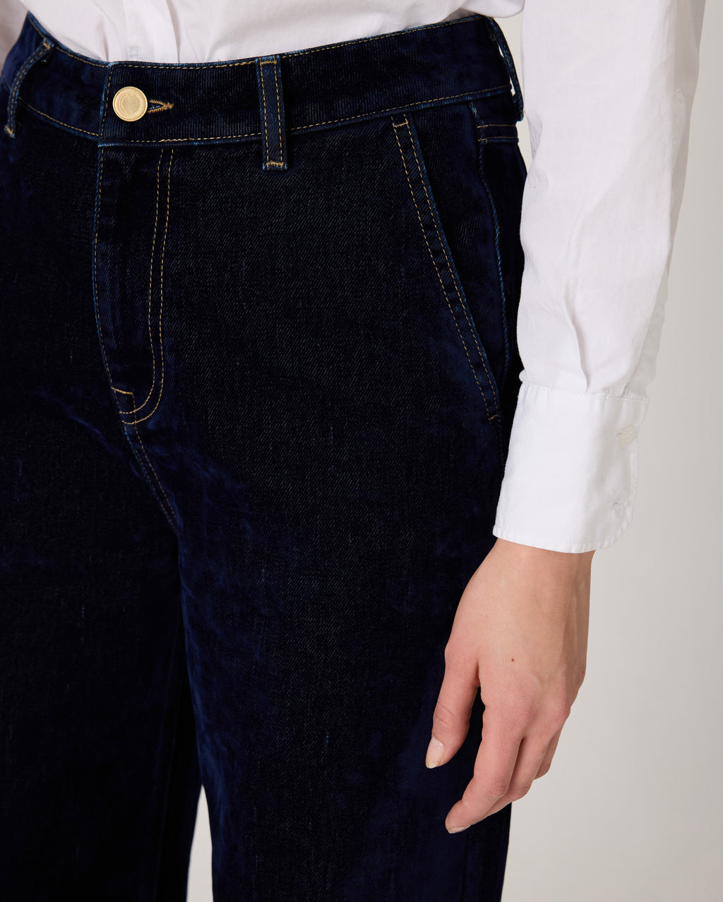 Julia Kadife Denim Pantolon